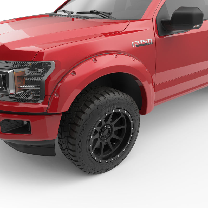 EGR 2018 Ford F150 Bolt-On Look Color Match Fender Flares - Set - Race Red