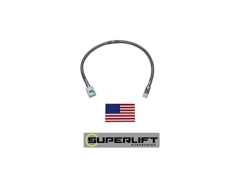 Superlift 66-77 Ford Bronco w/ 3-6in Lift Kit (Single) Bullet Proof Brake Hose