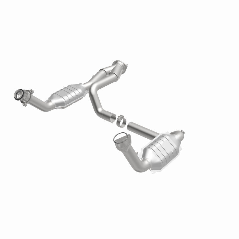 MagnaFlow Conv DF 02-06 Cadillac Escalade / 02-06 Chevy Avalanche 5.3L Dual Conv Y-Pipe Assembly 2WD