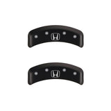 MGP 4 Caliper Covers Engraved Front Honda Engraved Rear H Logo Red finish silver ch