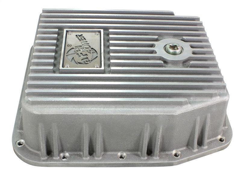aFe Transmission Pan (Raw); Ford Trucks 93-08 AODE/4R70W