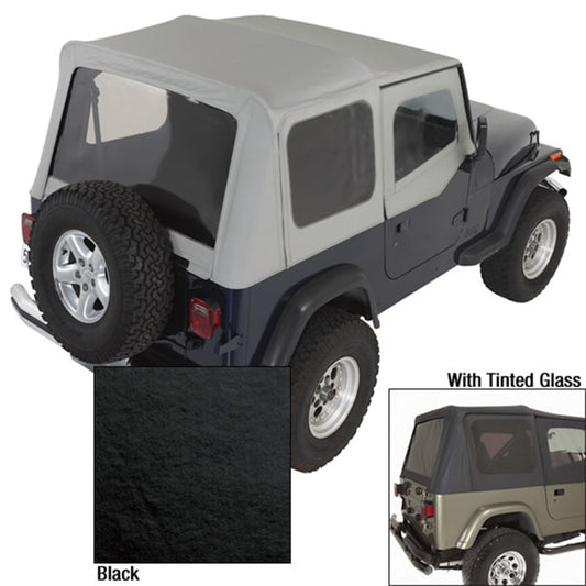 Rugged Ridge XHD S-Top Black Tinted Windows 88-95 Jeep Wrangler YJ