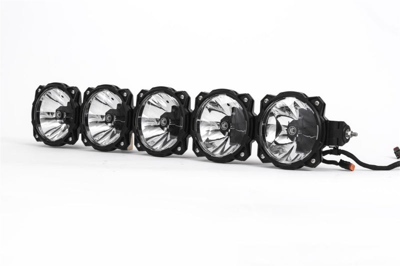 KC HiLiTES Polaris RZR 32in. Pro6 Gravity LED 5-Light 100w Combo Beam Overhead Light Bar System