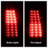 xTune Chevy Silverado 1500/2500/3500 03-06 LED Tail Lights Red Clear ALT-ON-CS03-LED-RC