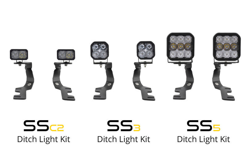 Diode Dynamics Stage Series Ditch Light Kit for 2019-Present Ram SS5 - Sport Yellow Combo