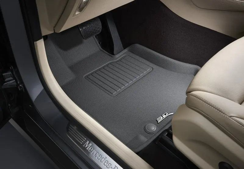 3D MAXpider 2017-2020 Chevrolet Bolt Ev Kagu 1st Row Floormat - Gray 3D MAXpider