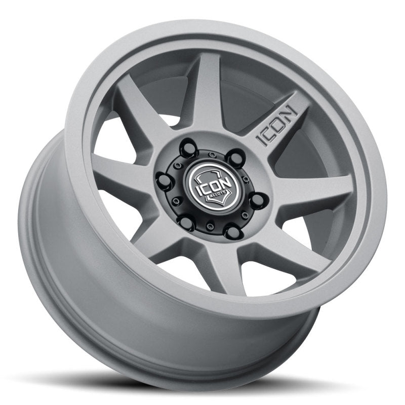 ICON Rebound SLX 17x8.5 6 x 135 6mm Offset 5.75in BS 87.1mm Bore Charcoal Wheel