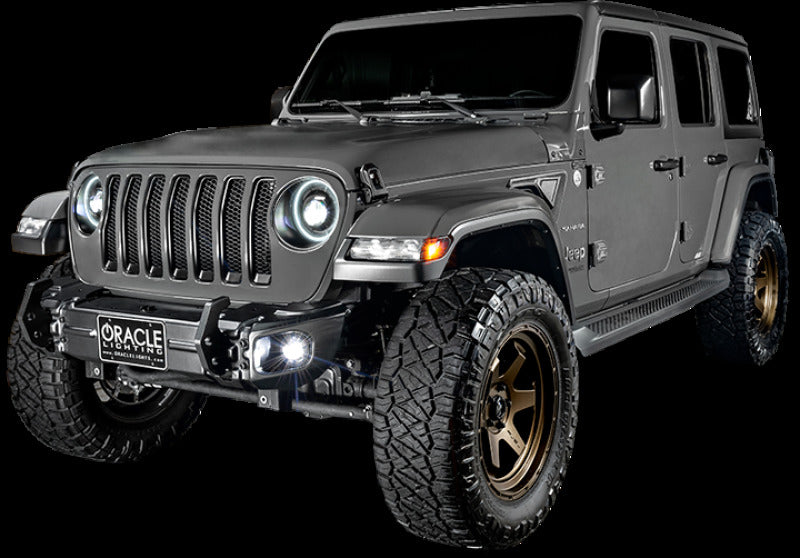 Oracle Jeep Wrangler JL/Gladiator JT Sport High Performance W LED Fog Lights - Blue SEE WARRANTY