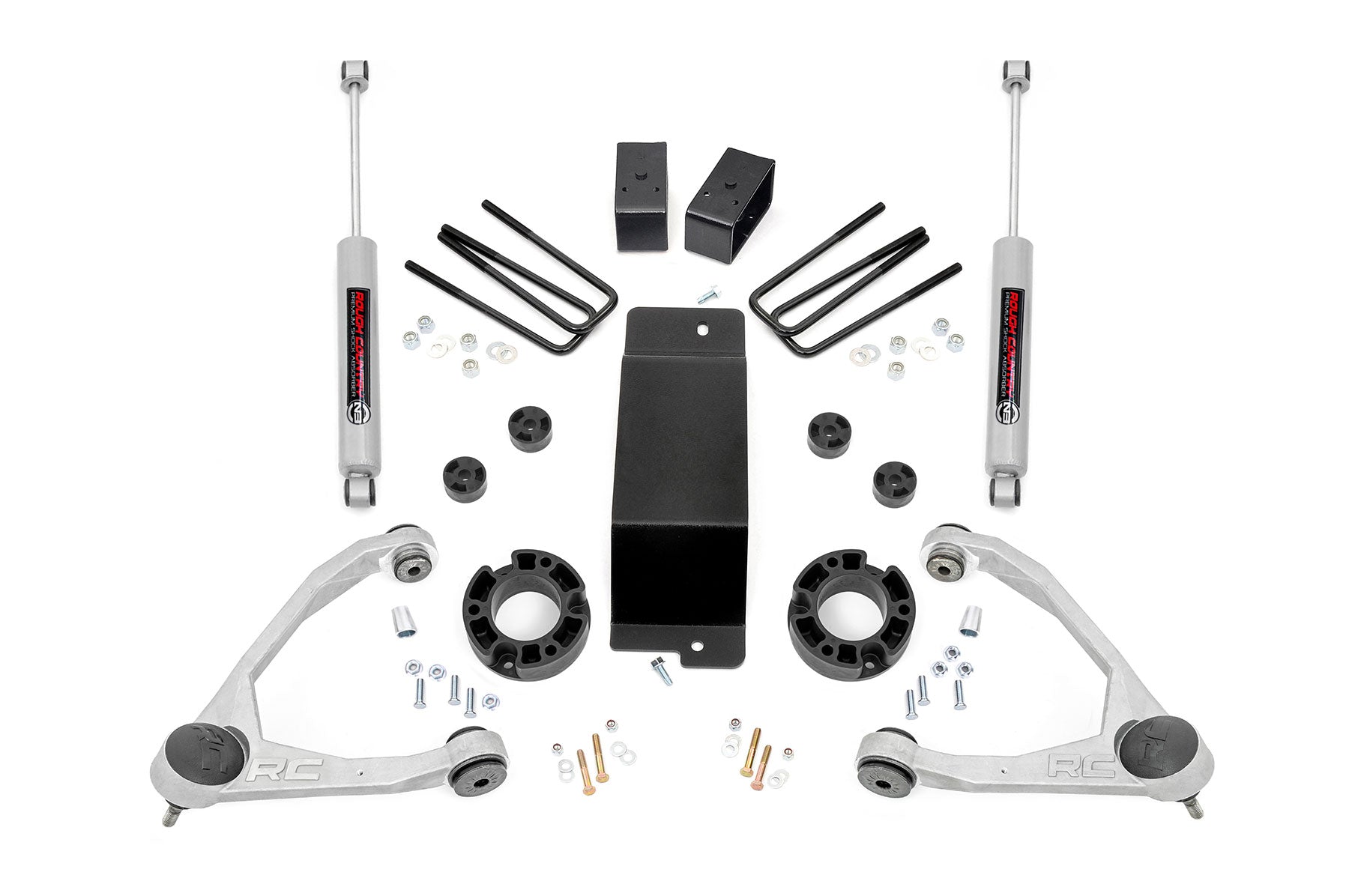 3.5 Inch Lift Kit | Alum/Cast Steel | Chevy/GMC 1500 (07-16)