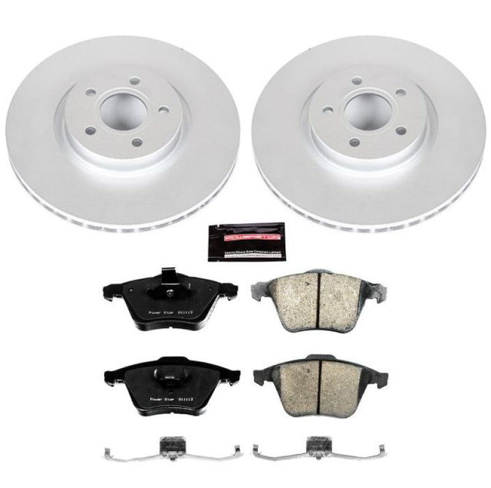 Power Stop 06-13 Volvo C70 Front Z23 Evolution Sport Coated Brake Kit