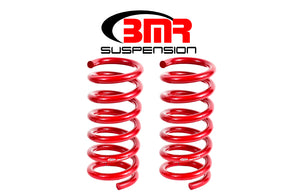 BMR 15-17 S550 Mustang Rear Performance Version Lowering Springs - Red BMR Suspension