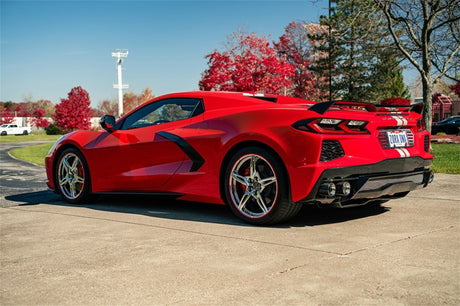Corsa 2020-25 Chevrolet Corvette C8 RWD 4.5in Carbon Fiber Polished Tip Kit (For Corsa Exhaust Only)