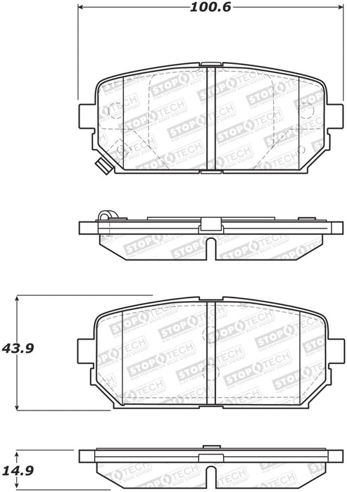 StopTech Street Brake Pads