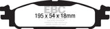 EBC 11+ Ford Explorer 2.0 Turbo 2WD Yellowstuff Front Brake Pads