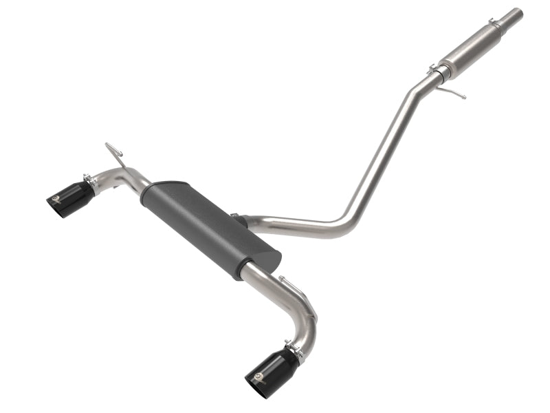 aFe Ford Bronco Sport 21-22 L3-1.5L (t)/L4-2.0L (t) Vulcan Cat-Back Exhaust System- Black Tips