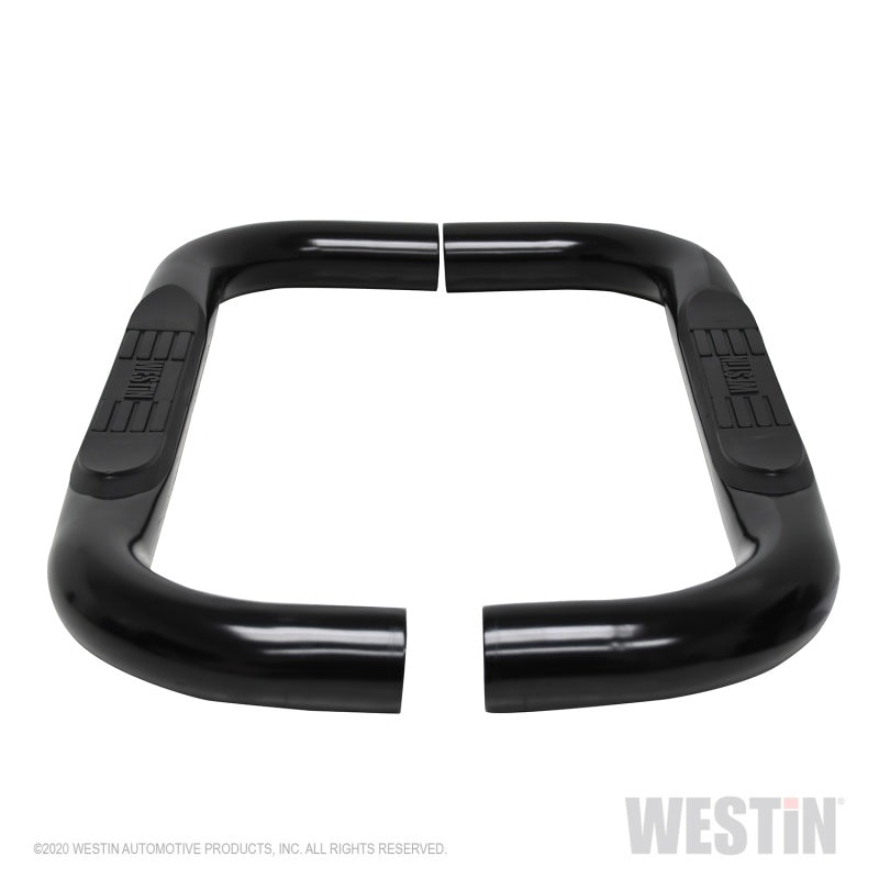 Westin 19-20 Chevy/GMC Silverado/Sierra 1500 Regular Cab E-Series 3 Nerf Step Bars - Black