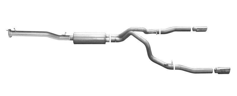 Gibson 15-19 GMC Sierra 2500 HD Base 6.0L 3.5in/3in Cat-Back Dual Split Exhaust - Stainless