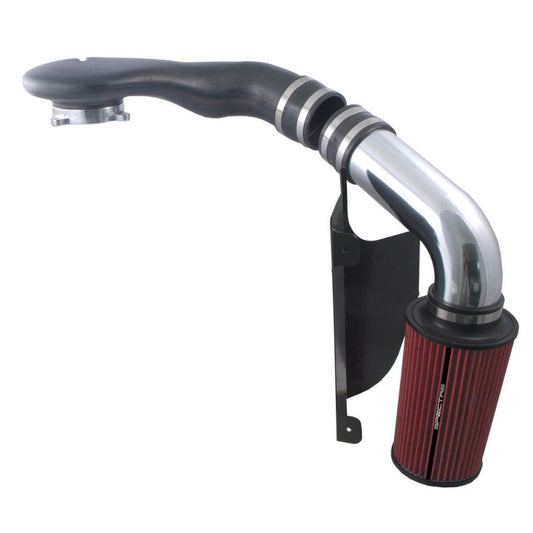 Spectre 96-03 GM Truck V6-4.3L F/I Air Intake Kit - Polished w/Red Filter