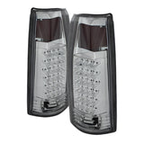 xTune Yukon Denali 99-00 LED Tail Lights Chrome ALT-JH-CCK88-LED-C