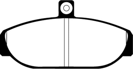 EBC 85-93 Volvo 740 2.1 (Girling) Greenstuff Front Brake Pads