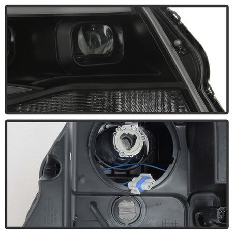 xTune Chevy Colorado 15-17 Halogen Only Projector Headlights - Black Smoked PRO-JH-CCO04-LBDRL-BSM
