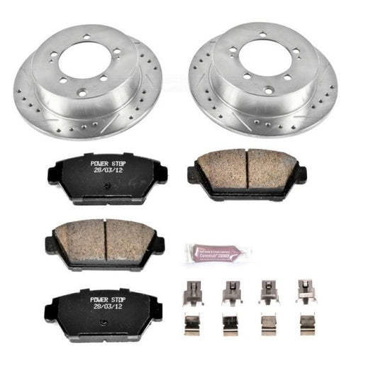 Power Stop 90-94 Eagle Talon Rear Z23 Evolution Sport Brake Kit