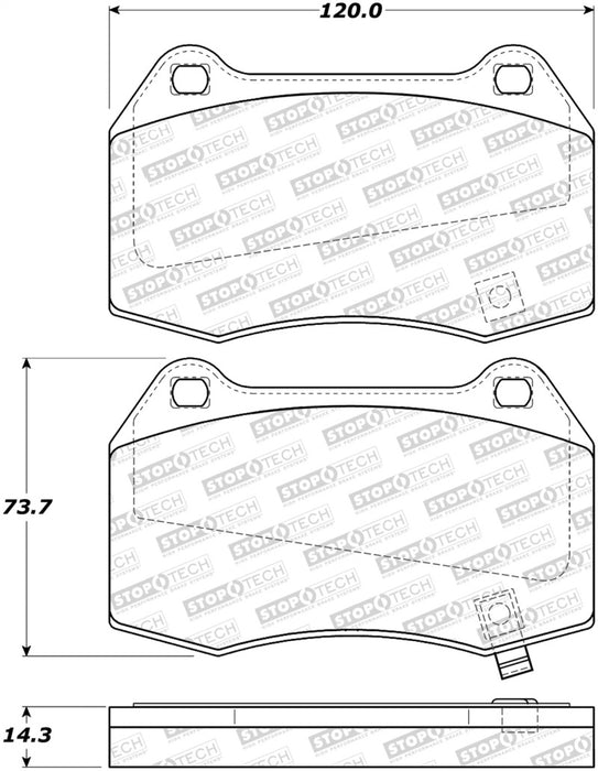 StopTech Street Brake Pads