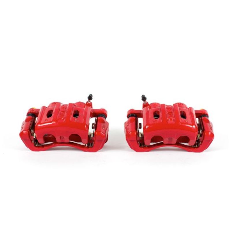 Power Stop 95-98 Eagle Talon Front Red Calipers w/Brackets - Pair