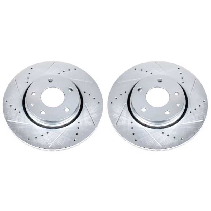 Power Stop 16-19 Mazda CX-5 Front Evolution Drilled & Slotted Rotors - Pair