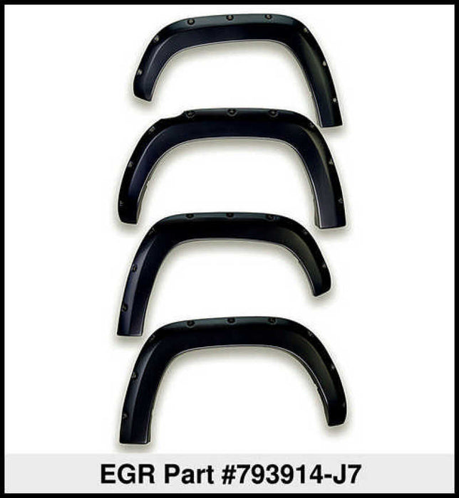 EGR 2017 Ford Super Duty Bolt-On Look Color Match Fender Flares - Set - Magnetic Metallic