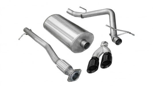 Corsa 09-09 Chevrolet Silverado Crew Cab/Short Bed 1500 4.8L V8 Black Sport Cat-Back Exhaust