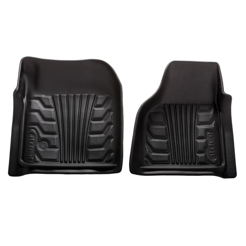 Lund 15-17 Chevy Silverado 2500 Crew Cab Catch-It Floormat Front Floor Liner - Black (2 Pc.)