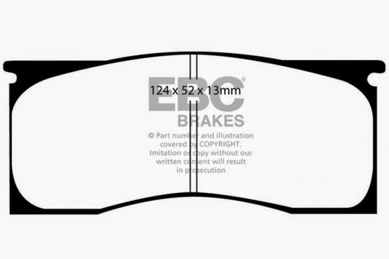 EBC 65-69 Dodge Dart 2.8 Redstuff Front Brake Pads