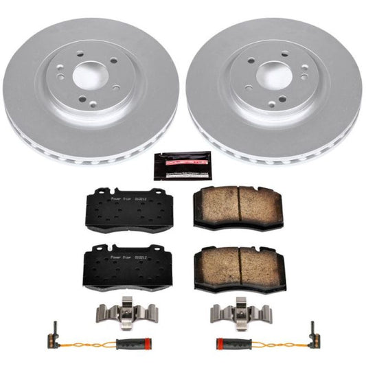 Power Stop 2004 Mercedes-Benz C230 Front Z23 Evolution Sport Coated Brake Kit