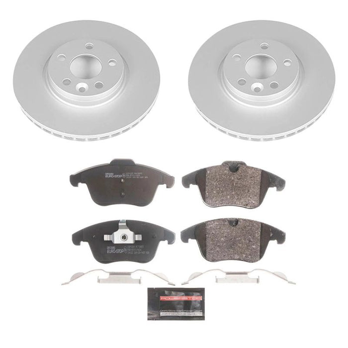 Power Stop 08-15 Land Rover LR2 Front Euro-Stop Brake Kit