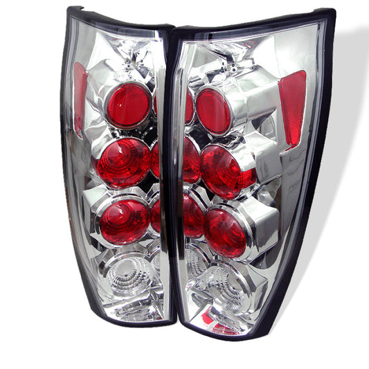 Spyder Chevy Avalanche 02-06 Euro Style Tail Lights Chrome ALT-YD-CAV04-C