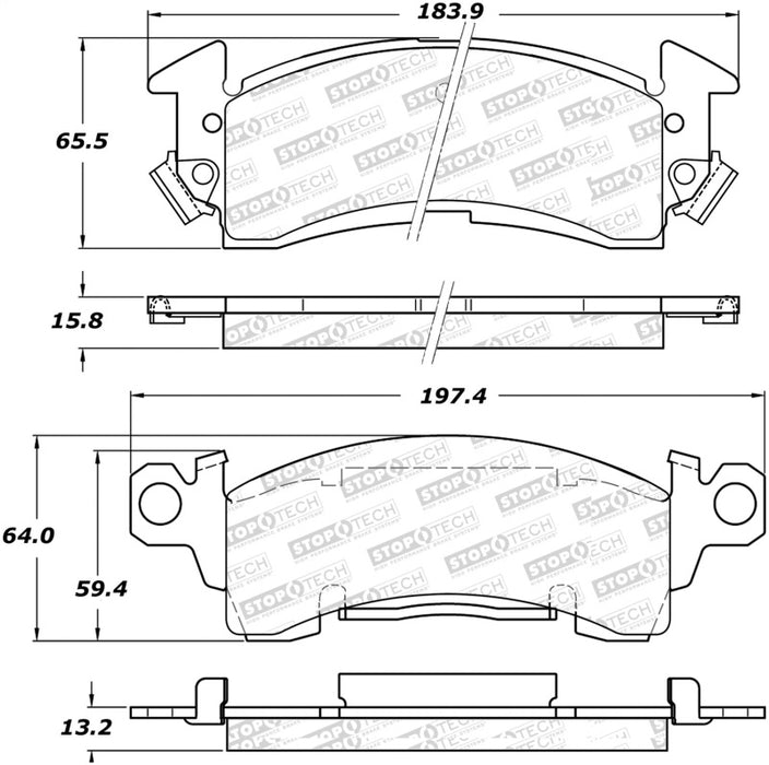 StopTech Street Brake Pads