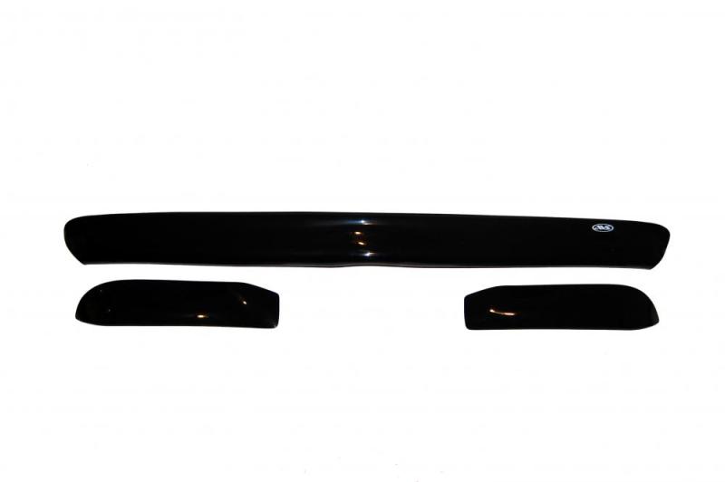 AVS 08-11 Dodge Dakota (Behind Grille 3 Pc) Bugflector Deluxe Medium Profile Hood Shield - Smoke