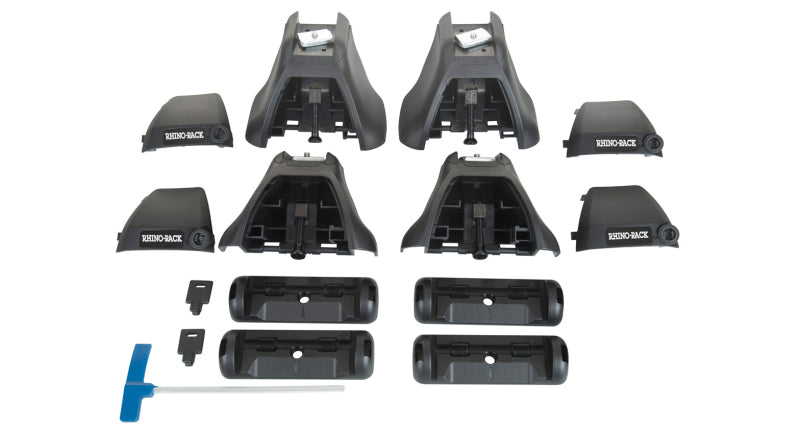 Rhino-Rack 18-21 Kia Rio 5 Door Hatch Heavy Duty 2500 2 Bar Roof Rack - Black