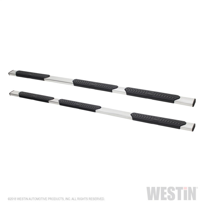 Westin 07-19 Chevy Silverado 2500/3500 Crew Cab w/ 8ft Bed R5 M-Series Nerf Step Bars (Excl. Dually)