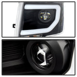 Spyder Ford F150 13-14 Projector Factory Xenon Model- Light Bar DRL Blk PRO-YD-FF15013-LBDRL-HID-BK