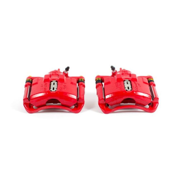 Power Stop 90-93 Honda Accord Front Red Calipers w/Brackets - Pair