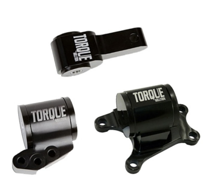 Torque Solution Mitsubishi EVO VII-IX Billet 3 piece mount Kit, 6 Speed Transmission