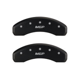 MGP Rear set 2 Caliper Covers Engraved Rear MGP Red finish silver ch
