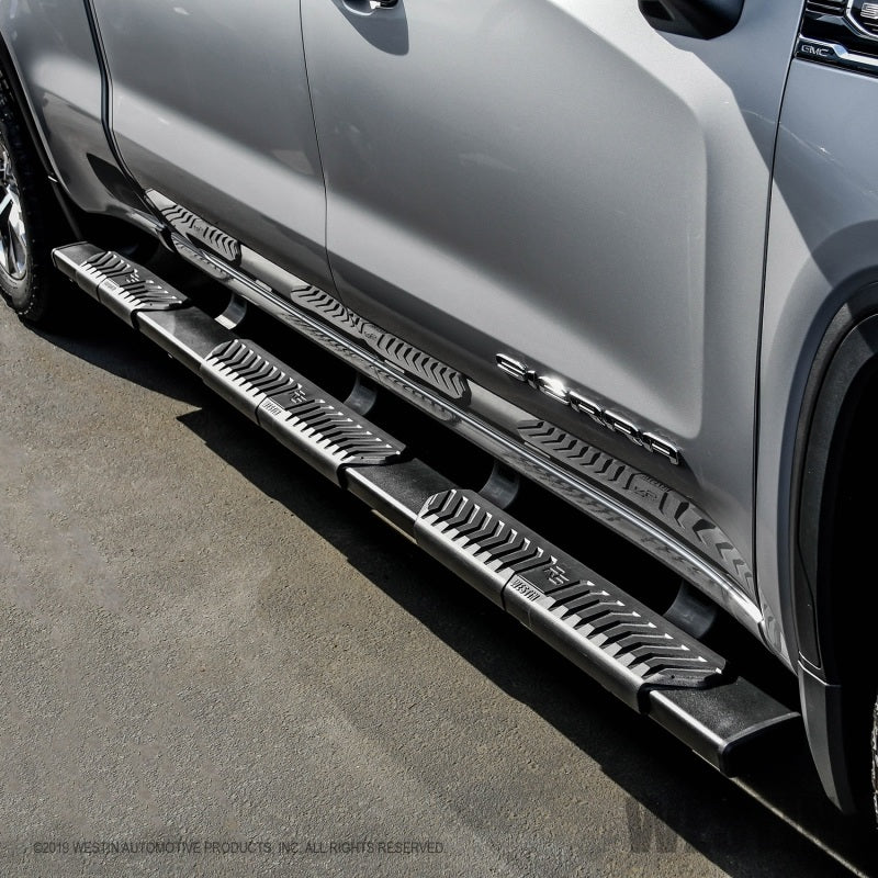 Westin 2019 Chevrolet Silverado/Sierra 1500 Crew Cab (6.5ft) R5 Modular Nerf Step Bars - Black