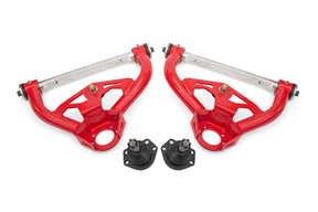 BMR 78-87 GM G-Body Non-Adjustable Upper A-Arms Delrin Std Ball Joint - Red BMR Suspension
