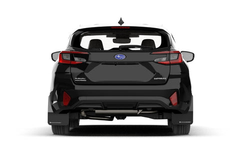 Rally Armor 24-25 Subaru Impreza Black UR Mud Flap w/ Light Blue Logo