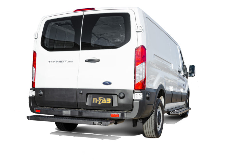 N-Fab Growler Fleet 07-18 Mercedes Sprinter 3 Door Van - Rear Door Step - Tex. Black