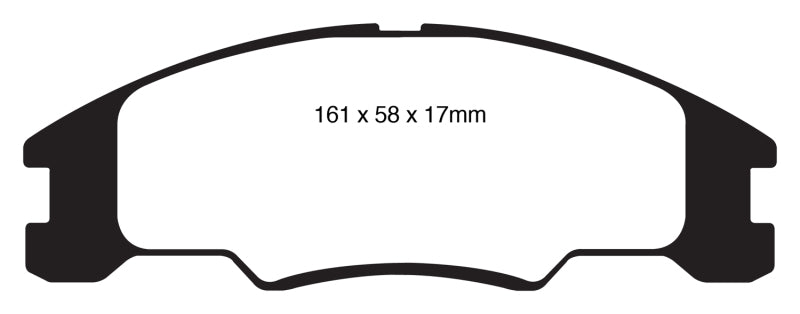 EBC 10-11 Ford Focus 1.6 Redstuff Front Brake Pads