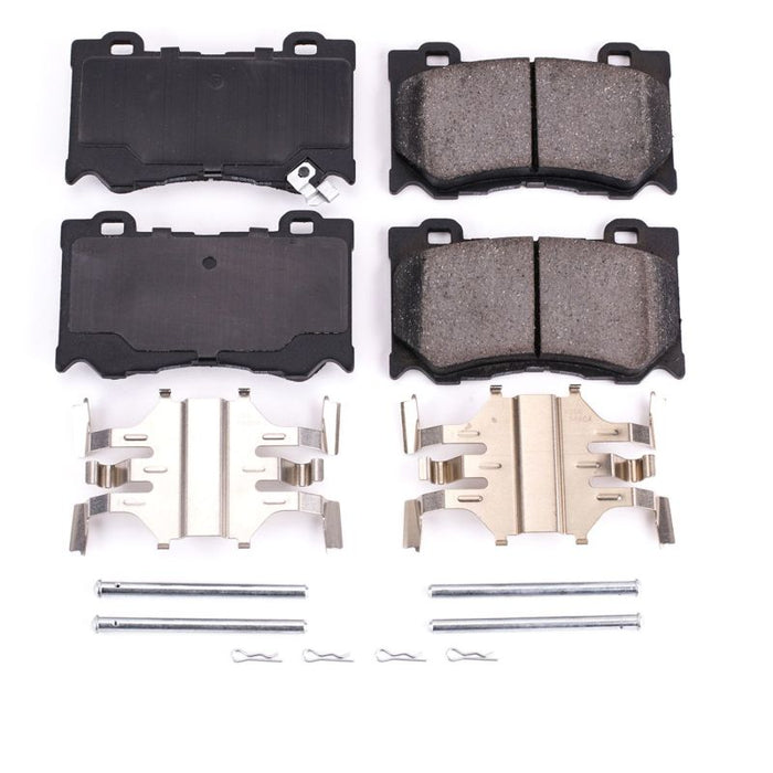 Power Stop 09-13 Infiniti FX50 Front Z17 Evolution Ceramic Brake Pads w/Hardware